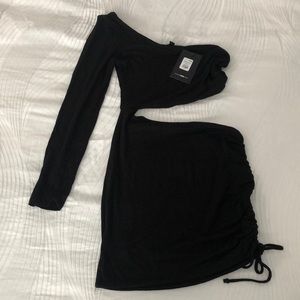 One shoulder mini dress
